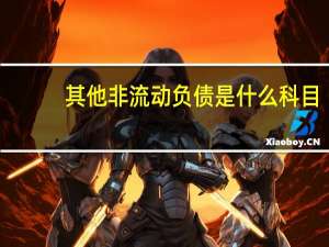 其他非流动负债是什么科目（其他非流动负债）