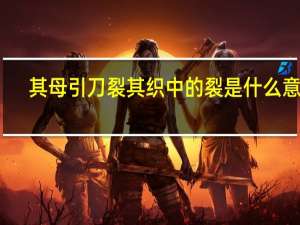 其母引刀裂其织中的裂是什么意思