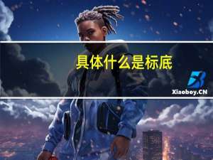 具体什么是标底