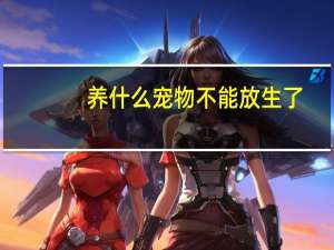养什么宠物不能放生了