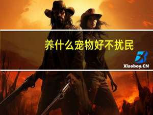 养什么宠物好不扰民