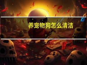 养宠物狗怎么清洁