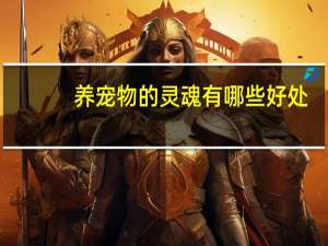 养宠物的灵魂有哪些好处