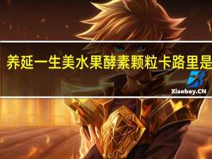 养延 一生美水果酵素颗粒卡路里是多少