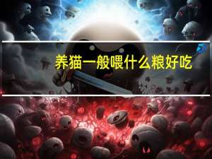 养猫一般喂什么粮好吃