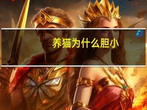 养猫为什么胆小