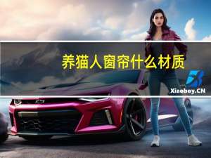 养猫人窗帘什么材质