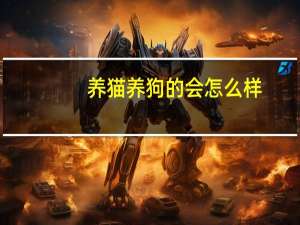 养猫养狗的会怎么样