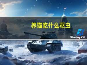 养猫吃什么驱虫