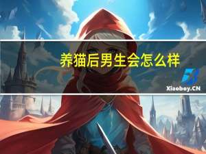养猫后男生会怎么样