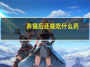 养猫后还能吃什么药