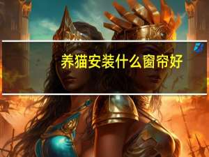 养猫安装什么窗帘好