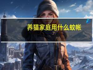 养猫家庭用什么蚊帐