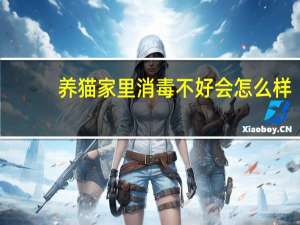 养猫家里消毒不好会怎么样