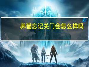 养猫忘记关门会怎么样吗