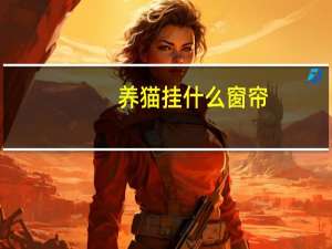 养猫挂什么窗帘