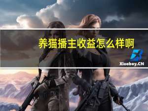 养猫播主收益怎么样啊