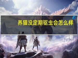 养猫没定期驱虫会怎么样