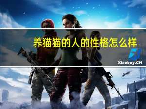 养猫猫的人的性格怎么样