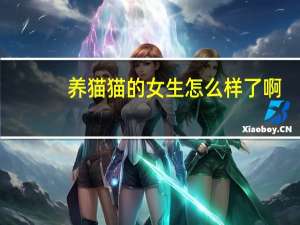 养猫猫的女生怎么样了啊