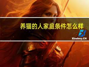 养猫的人家庭条件怎么样