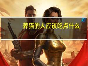 养猫的人应该吃点什么