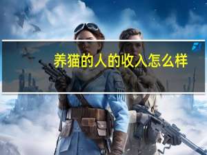 养猫的人的收入怎么样