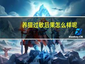 养猫过敏后果怎么样呢