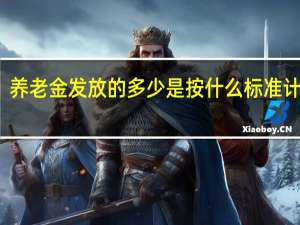 养老金发放的多少是按什么标准计算的