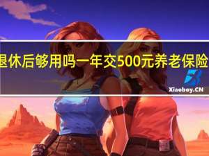 养老金退休后够用吗　一年交500元养老保险退休能拿多少