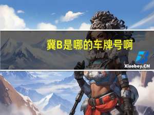 冀B是哪的车牌号啊（冀B是哪里的车牌号）