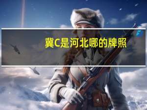 冀C是河北哪的牌照