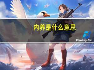 内养是什么意思