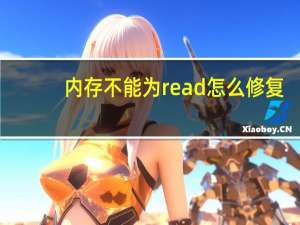 内存不能为read 怎么修复（内存不能为read修复）