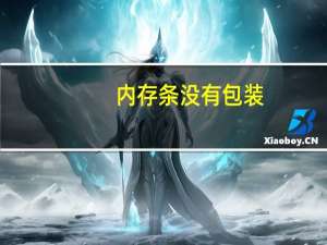 内存条没有包装