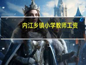 内江乡镇小学教师工资