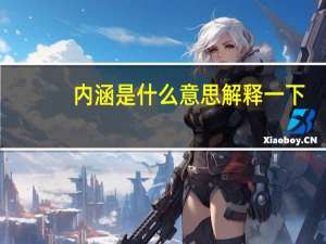 内涵是什么意思解释一下（内涵是什么意思）