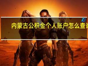 内蒙古公积金个人账户怎么查询（内蒙古公积金个人账户）