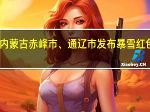 内蒙古赤峰市、通辽市发布暴雪红色预警
