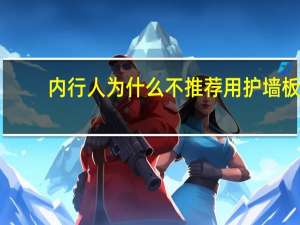 内行人为什么不推荐用护墙板