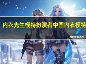 内衣先生模特扮演者 中国内衣模特大赛