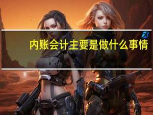 内账会计主要是做什么事情