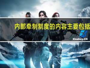 内部牵制制度的内容主要包括