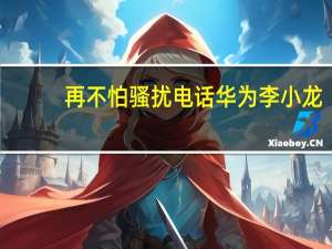 再不怕骚扰电话 华为李小龙：小艺通话功能太好用了
