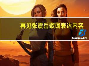 再见张震岳歌词表达内容（再见张震岳的歌词）