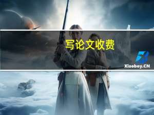 写论文收费