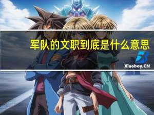军队的文职到底是什么意思