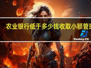 农业银行低于多少钱收取小额管理费（农行低于多少收小额管理费?）