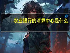 农业银行的清算中心是什么