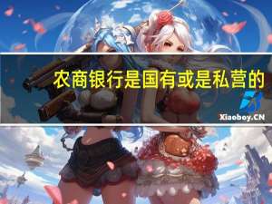 农商银行是国有或是私营的（农村商业银行属于国企还是民营?）